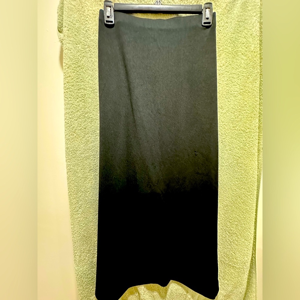 Wild Fable Black Midi Skirt